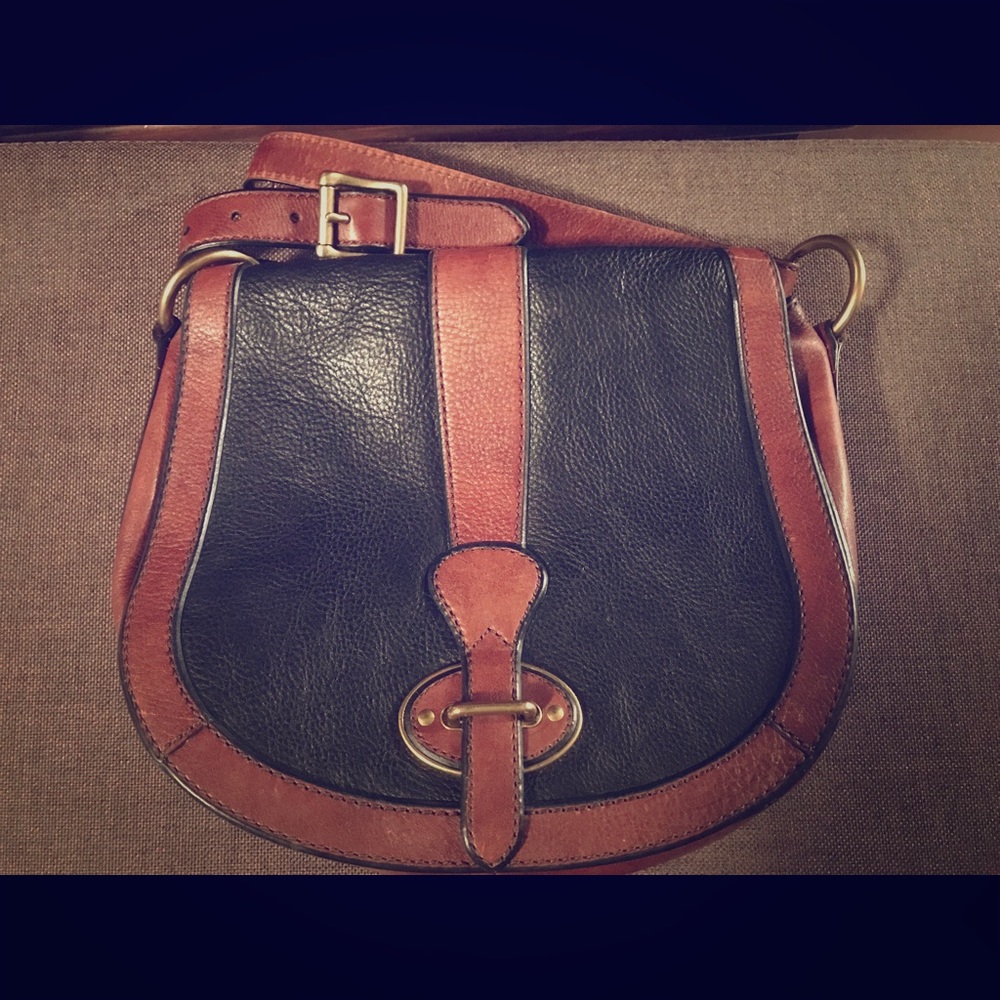 Vintage Fossil reissue crossbody genuine leather